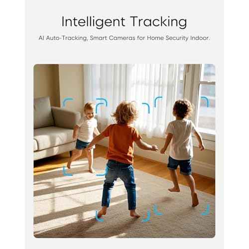 VSTARCAM Security Camera Indoor, Dual Cameras, 2K QHD Security Camera with 10¡¿ Zoom, 360¡Æ Camera, Baby Monitor, Pet Camera, Human/Pet Detection, AI Tracking, 2.4G Wi-Fi, 2-Way Audio, Plug in