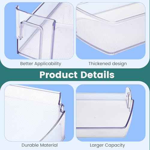 MAN63948504 Refrigerator Door Bin, Bin Basket Shelf Compatible with lg Refrigerator LFCC22426S, LFXS26973S, LFXC22526D, Replace 4976934 AP7176180 PS16662677 EAP16662677