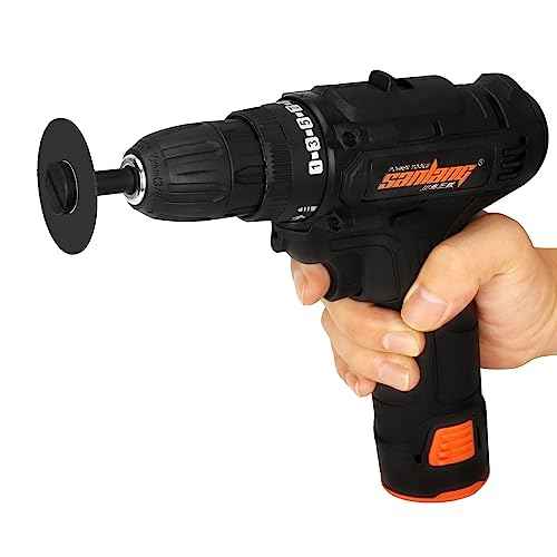 2 Inch Cut Off Wheel with 1/4 Stem Mounting Mandrel for Die Grinder, W3/8" Arbor Hole Cutting Wheel for Metal & Stainless Steel Rotary Tool Drill Attachment Bolt Cutter Discs