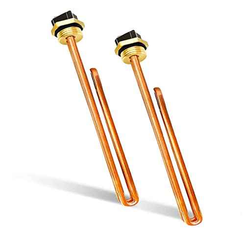 Upgraded HE 55220 Water Heater Element, For Ecosmart ECO POU 6, ECO 8, ECO 11, Rheem, Eemax, Richmond Electric Tankless Water Heaters, Replace 60208 Heating Element, 5.5KW 220V or 6KW 240V, 2 Pack