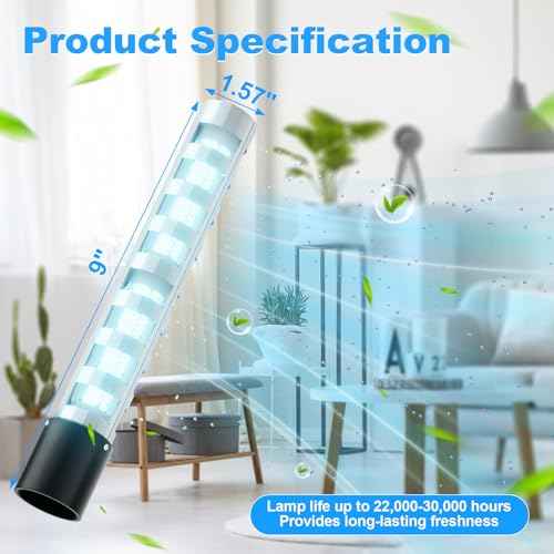 9-inch Bulb Replacement Part for RGF REME Halo PHIC-RH air Purifier, Adjustable Output 9-inch Bulb Replacement Unit