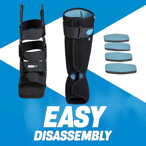 Ossur Formfit Walker Boot with Air - Medical Grade Immobilization for Strains, Sprains & Stable Fractures | Pneumatic Technology to Reduce Pain & Swelling | Breathable Material (High Top, Small)