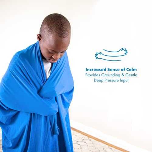 Harkla Body Sock - Sensory Socks for Kids - Stretchable Sack to Help Kids Relax and Focus - Easy to Wash Breathable Sensory Full Body Sock for Children - Small 40" x 27"