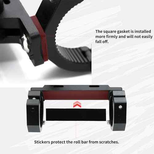 CNC Aluminum UTV Fire Extinguisher Mount Kit, Adjustable Roll Bar Fire Extinguisher Bracket Quick Release Compatible with UTV Polaris RZR SXS Ranger ATV Fit on 1.5"/1.65"/1.75"/1.85"/2"