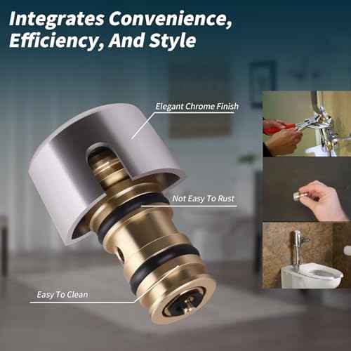 M950354-0020A Manual Override Button(1PCS) Compatible with Faucets Selectronic Valve,Chrome