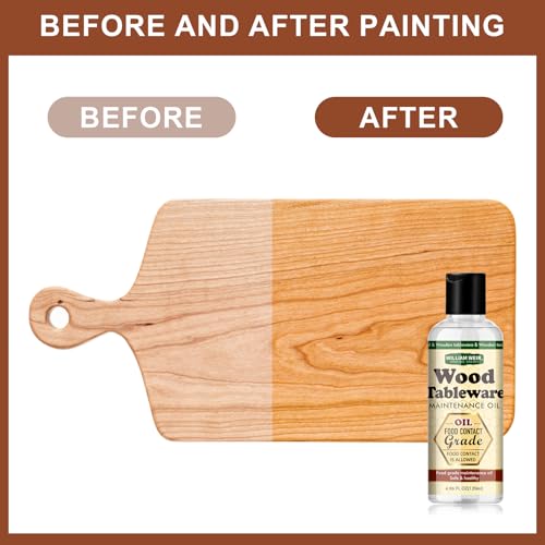 Wooden Cutting Board Oil, Butcher Block Oil with Towel Cutting Board Applicator to Clean and Protect Wood for Home Kitchen Solid Wood Countertops Dining Table Tops, 120ML Transparent