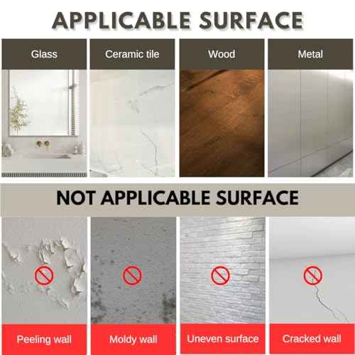 Wood Grain Wallpaper Border, 3.94¡¯¡¯ x 32.8 FT, Peel and Stick Bathroom Mirror Frame Border, Self Adhesive Wood Grain Repair Tape, PVC Waterproof Border Decor, Wood Furniture Renovation(Gray Chestnut)