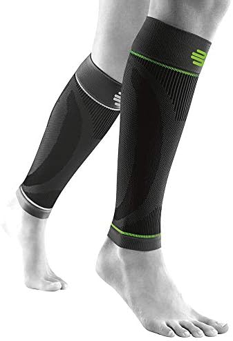 Bauerfeind Sports Compression Lower Leg Calf Sleeves (1 Pair) - Improved Circulation, Airknit Fabric Breathable, Washable