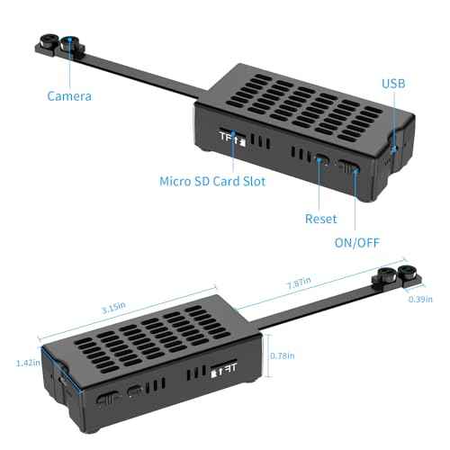 Small Hidden Camera DIY Module - Full HD 1080P Dual Lens - Mini Spy Camera - Tiny Discreet Nanny Cam - Cloud Storage