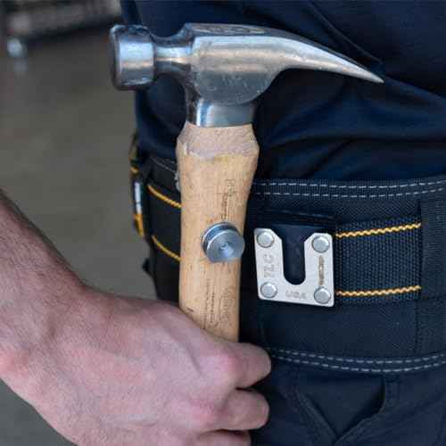 FastCap Tool Clip for Work Belt TLC Set for Construction Work - Includes Cam Insert, Belt Clip, Velcro Strap - 03123