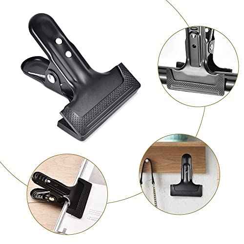 Backdrop Spring Clamps - 2 Pack of 4" Heavy Duty Clips for Photography Background Stands, Woodworking & Home Improvement Projects