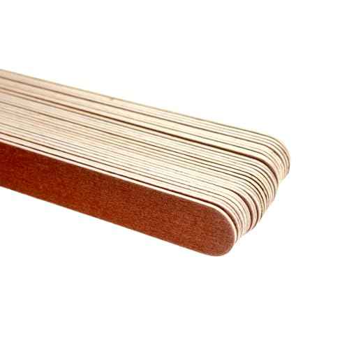 Brown Double Side Sanding bar 17.8x1.9cm polishing bar Sanding bar for Plastic Model Wood Sanding Tools 30PCS