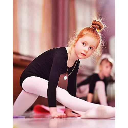 Stelle Long Sleeve Ballet Leotards for Girls Dance Leotard Black Gymnastics Ballet Outfits (Toddler/Little Kid/Big Kid)