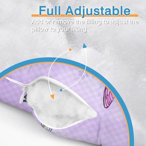Ear Piercing Pillow for Side Sleepers Pillows with Holes for Ear Pain,Donut Pillow for Ear Side Sleeping Pillow for Adults CNH Ear Pain Relief Pressure Sores Ear Pillow with Hole in Center