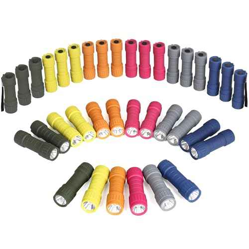 36-Pack Small Flashlights Set, Super Bright 100 Lumen LED Flashlight Pack with 108-Piece AAA Batteries Included, Mini Flashlight, Outdoor Flashlight for Camping, Hiking, Emergency