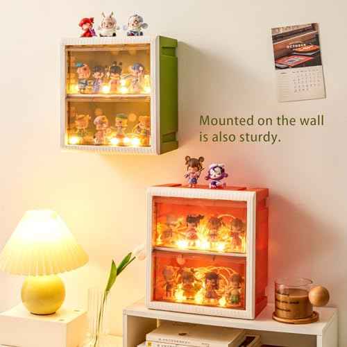 Small Storage Bins With 6 Drawers, Cyan