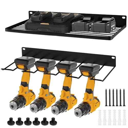 2 PCS Resin Shed Metal Racks, Compatible with Suncast Shed, Wall Mounted Basket and Tool Holder Set with EZ Bolts & Screw Kit, Galvanized Iron Organizer for Garage
