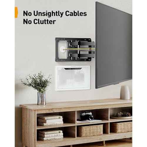 Perlegear 9¡È in-Wall Media Box, Electrical Box, Recessed Outlet Box and Media Enclosure for One Connect Box & Network Switches, Cable Management Kit with Cutting Template, Dust Bag & Drywall Saw