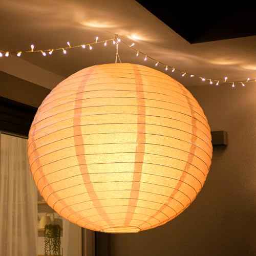 5 Pcs 30 Inch White Paper Lanterns White Chinese Moon Paper Round Lamp Japanese Hanging Lantern for Wedding Bridal Shower Decoration Anniversary Birthday Party Supplies