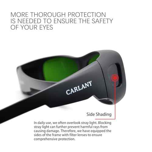 Professional IPL Safety Glasses OD 5+, 200-2000nm Reliable Absorption Filtering Laser Eye Protection Goggles, Anti-fog, UV400 Protection for IPL/OPT Pulsed Light Hair Removal, Beauty therapy