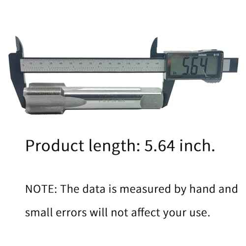 1-3/8"-24 Tap UNS Right Hand Straight Flute Thread Tap Machine Tap Nominal Diameter 1-3/8" Thread Per Inch 24 Fin Thread Tolerance Grade 2B Tapping Thread High Speed Steel HSS