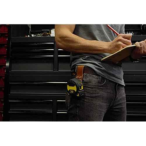 American Bench Craft Tool Belt Loop - For Tape Measure, Drills, Clipped Tools (Black)