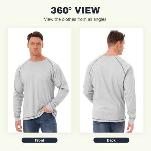 SKSAFETY FR Shirts for Men Long Sleeve, Welding Shirt 6oz Lightweight High Vis Fire Resistant Flame Retardant Shirt CAT2