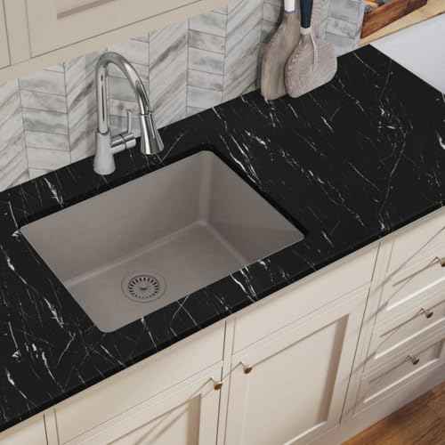 Abyssaly Black Peel and Stick Countertops Waterproof Matte Marble Contact Paper Granite Self Adhesive Vinyl Wrap for Kitchen Cabinets Backsplash Home Decor 15.7" x 118"
