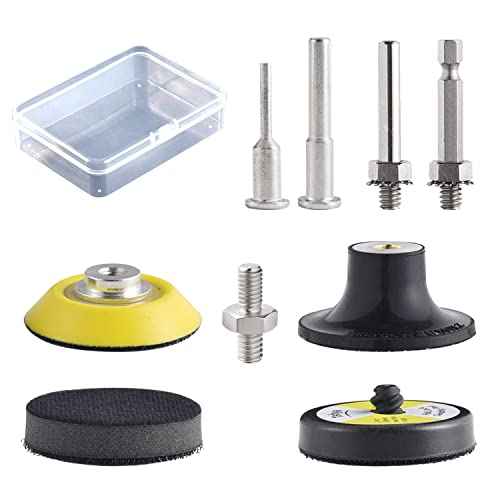Quick Change Disc Pad Holder, 4 Pack Roll Lock Disc Holder, with 1/4" Shanks for Die Grinder Accessories