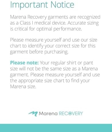 MARENA FBS Stage 1 Recovery Girdle with Suspenders, Short Length Post-Surgical Girdle for Women
