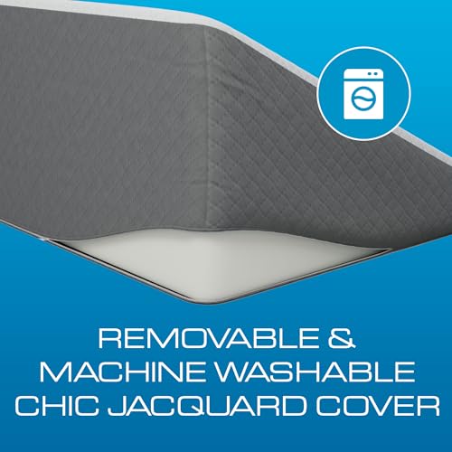 Kolbs Extra Wide Bed Wedge Pillow for Sleep Apnea, Acid Reflux, and Back Pain Relief, with Chic Jacquard Cover - Headboard GERD Pillow Wedges for Sleeping (Extra Wide 12" Height)