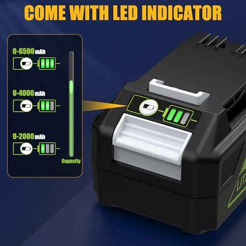6.5Ah Replacement for Bissell 24V Battery | 3X Longer Runtime vs OEM | Full Cleanview XR & XR Pet Series Compatibility 3789U 3797V | 3-Year Warranty | LED Power Indicator