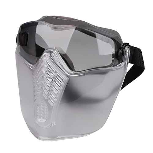 JILERWEAR Grinding Face Shields with Anti-Fog &Scratch-Resistant Coating-ANSI Z87.1 Certified Full Face Protection for Work (Goggles + Shield)