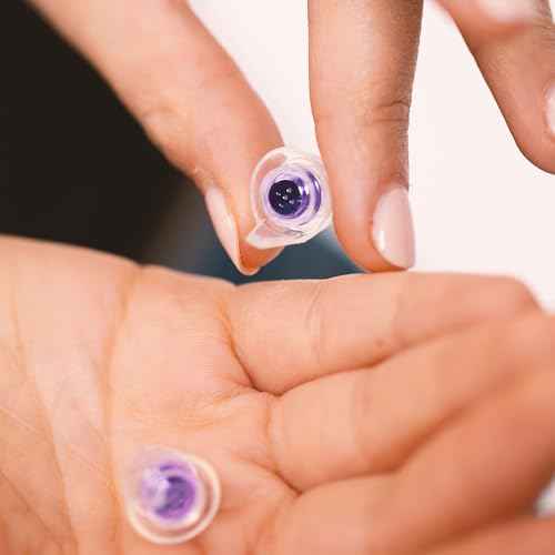 Eargasm Smaller Ears Hyperviolet Purple Earplugs - Noise Reducing Ear-Plugs for Hearing Protection at Concerts, Music Festivals, Loud Environments, Live Events, Sporting Events