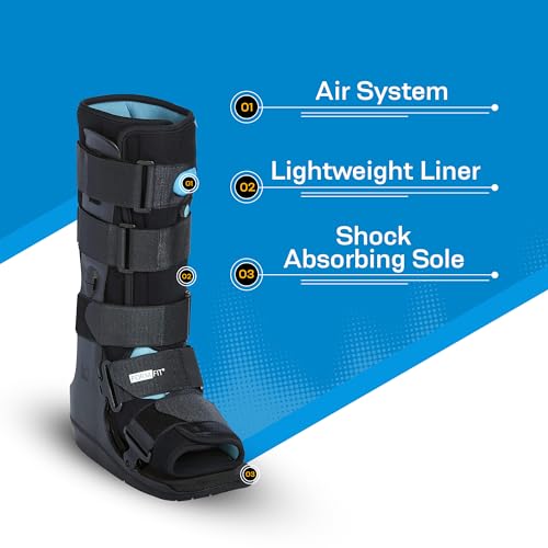 Ossur Formfit Walker Boot with Air - Medical Grade Walking Boot for Broken Foot, Sprained Ankle & Stable Fractures | Breathable Walker Boot for Strains, Sprains & Immobilization (Low Top/X-Small)