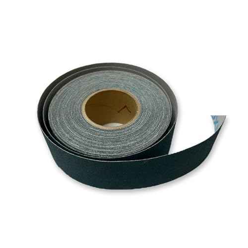 Waterproof Emery Cloth Roll Grit 120 Abrasive Wet of Dry Sandpaper 1.5 inch X 10 Yards, Aluminum Oxide Sanding Rolls Sand Paper Fabric Backed for Automotive Metal Polishing, Woodworking