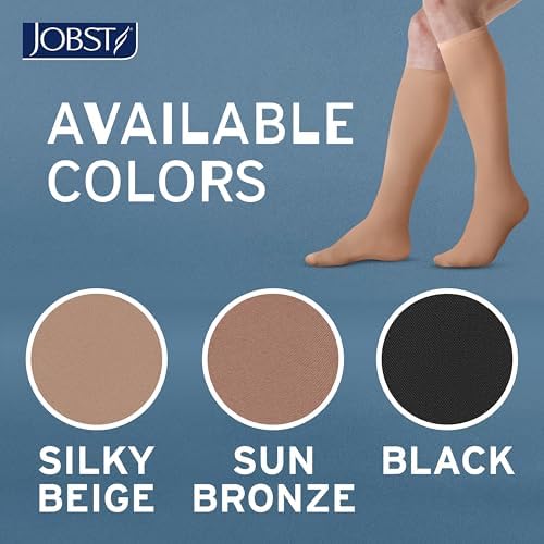JOBST ACTIVA Opaque 20-30 mmHg Compression Socks Thigh High Closed Toe