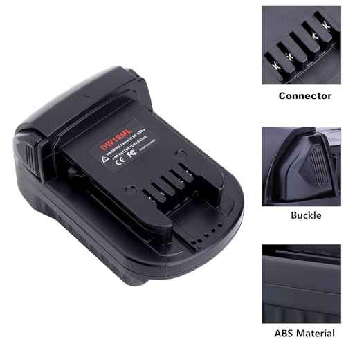 Adapter Compatible with Dewalt 20V Max Battery to Replacement for M-18 18V Battery, DW18ML Adapter Compatible with Mil-Waukee 18V Cordless Power Tools