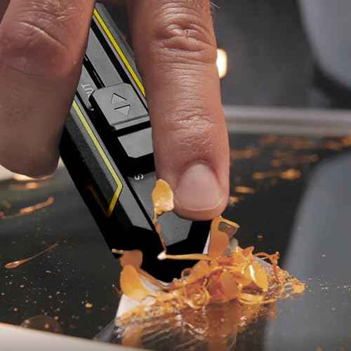 3-in-1 Utility Knife and Scraper with Built-In Blade Storage, Scraper Utility Knife with 5pcs Replacement Blades £¬Cutting Scraping Tool (5pcs blades)