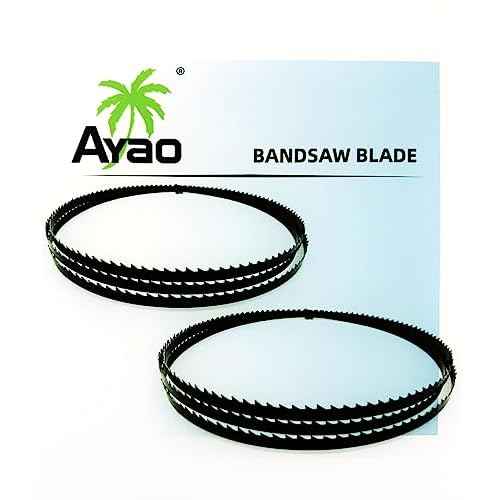 AYAO 105-Inch X 1/4-Inch X 6TPI Bandsaw Blades, 2 Pack