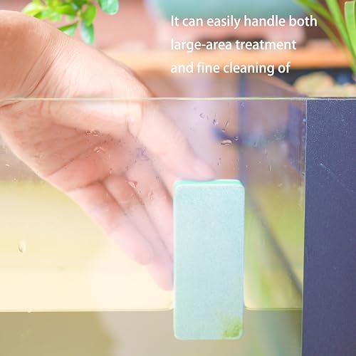 Polishing Pad Cleaning Brush -1000 Grit & 5000 Grit Double-Sided Design Portable Palm-Sized Sanding Blocks - 6 Pieces-£¨Light Green EVA Foam £©-Cleaning Brush