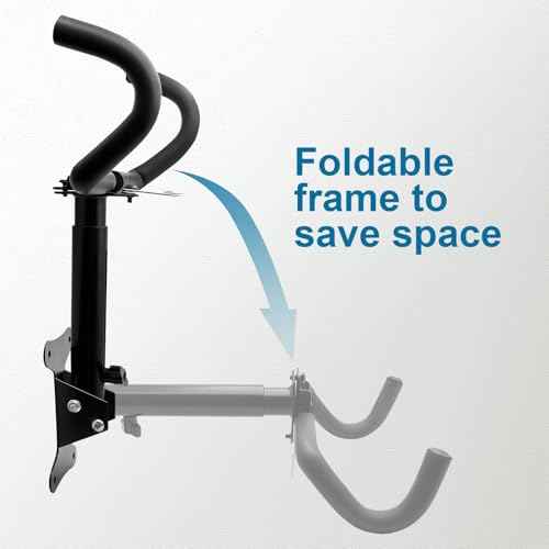 2 Pack Bike Wall Mount, Adjustable Bike Hanger, Garage Bike Rack, Horizontal Bike Hook, Bicycle Holder, Heavy Duty Bike Rack Hook Holder for Road Bikes, Mountain Bikes, Hybrid Bikes