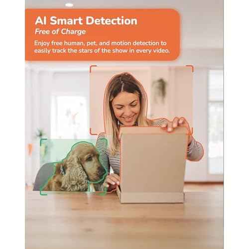 Sensforge 2.5K Indoor Pan-Tilt Dome Security Camera (2-Pack), AI Human & Pet Detection, 360¡Æ Coverage, Two-Way Audio, Dual-Band Wi-Fi (2.4G/5G), 64GB SD Card Included, No Monthly Fees
