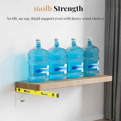 8pcs Wall Shelf Brackets Heavy Duty Floating Shelf Bracket Hidden,Invisible Black Shelving Brackets Decorative Floating Shelf Hardware Heavy Duty,Metal Shelf Support Bracket(8"-8pcs)