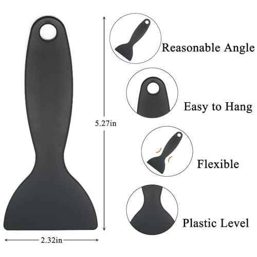 30 PCS Plastic Spatula Plastic Scraper Resin Scraper for Wall Air Bubble Remover Sticker Installation Spackling Patching Decal Wallpaper