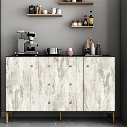 Thick Beige Concrete Wallpaper Peel and Stick Beige Contact Paper for Bedroom Removable Cement Wallpaper Self Adhesive Vinyl Faux Concrete Contact Paper for Walls Kitchen Farmhouse 17.7"x80"
