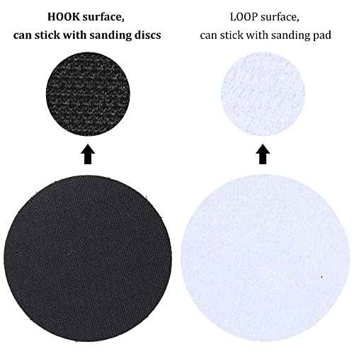 Boao 6 Inch Hook and Loop Soft Foams Buffering Pad Sponge Cushion Buffer Backing Pad 150 mm Soft Density Interface Pads Hook and Loop for 6 Inch(10 Pieces)