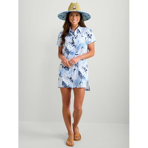 HUK womens Kona Cover-up Dress Lightweight, Quick-dry Beach Cover-up, for Swim, Pool, and Vacation Wear