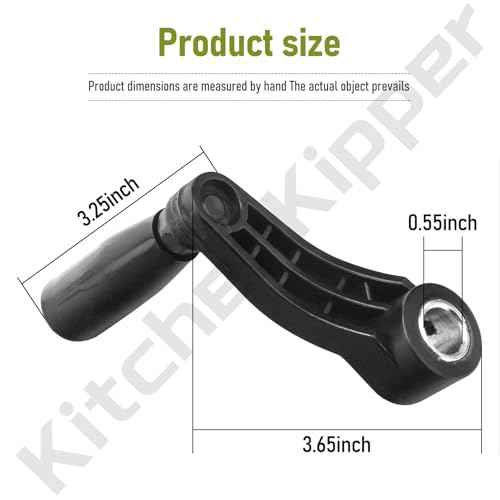 10601009A1 514007742 Drill Press Crank Handle Compatible with Sears Craftsman and Most 9/16" (14mm) Machine Shaft Handle 360¡Æ Free Rotation (6" swing diameter)