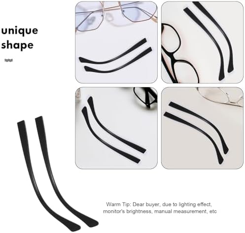 Hemoton 1 Pair Glasses Accessories Universal Sunglasses Temple Eyeglass Arm Covers Eyeglasses Parts Glasses Repair Legs Sunglass Arm Sleeve Eyeglasses Frame End Tip Ear Metal Legs
